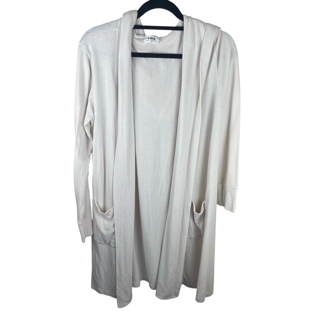 LNA Brushed Washed Out Stone Open Midi Cardigan Sweater Women’s Size Medium